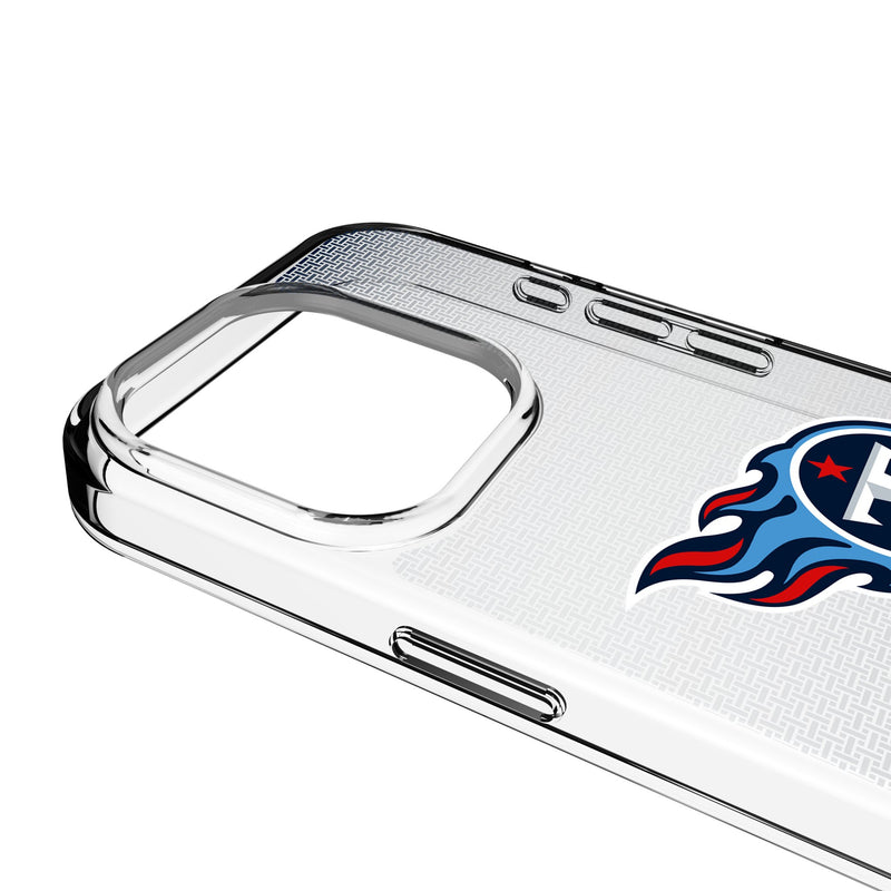 Tennessee Titans Linen iPhone Clear Phone Case for Apple iPhone Detail.Jpg