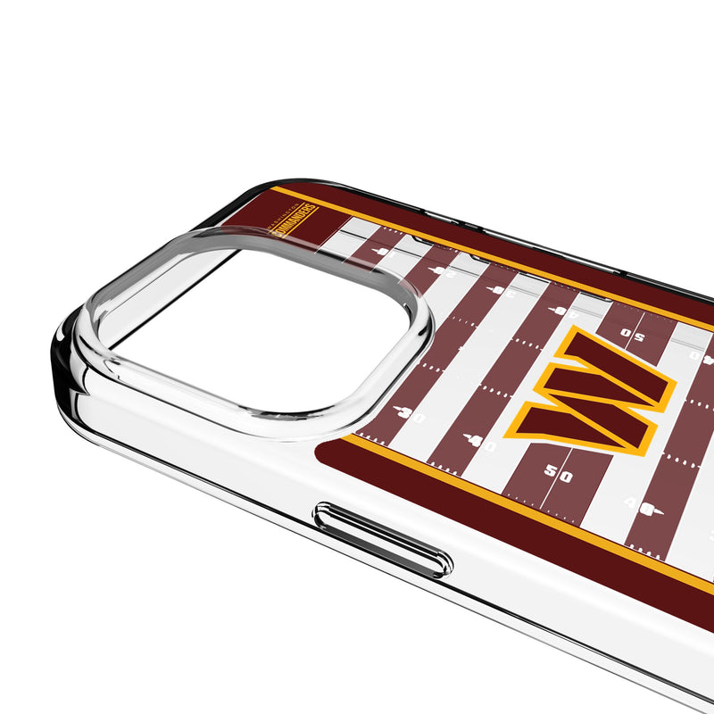 Washington Commanders Field iPhone Clear Phone Case for Apple iPhone Detail.Jpg
