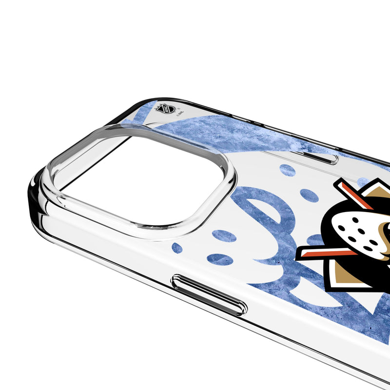 Anaheim Ducks Ice Tilt iPhone Clear Phone Case for Apple iPhone Detail.Jpg
