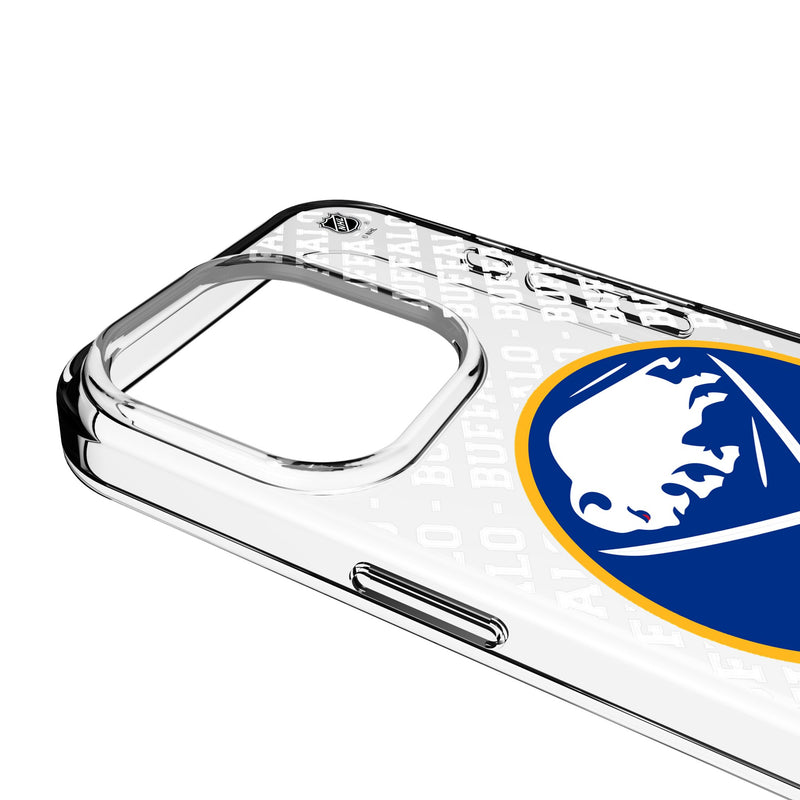 Buffalo Sabres Personalized EndZone Plus iPhone Clear Phone Case for Apple iPhone Detail.Jpg