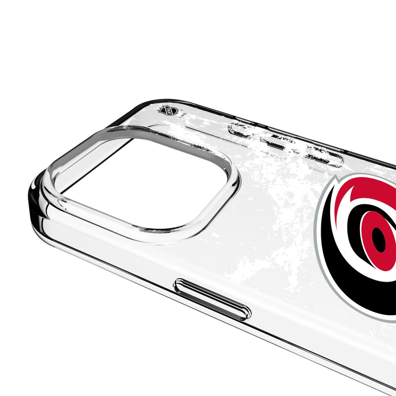 Carolina Hurricanes Ice Stripe iPhone Clear Phone Case for Apple iPhone Detail.Jpg