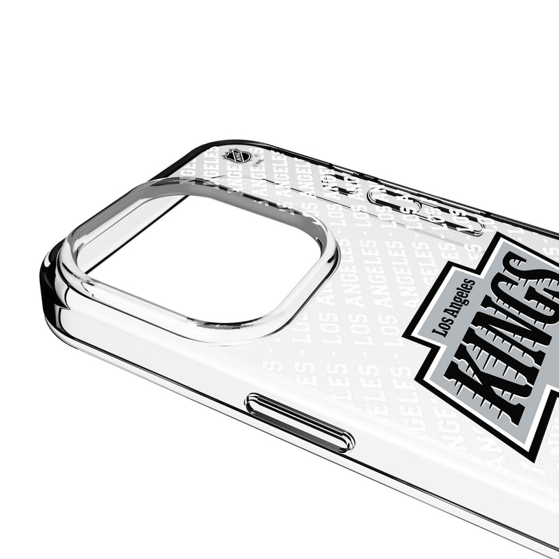 LA Kings Personalized EndZone Plus iPhone Clear Phone Case for Apple iPhone Detail.Jpg