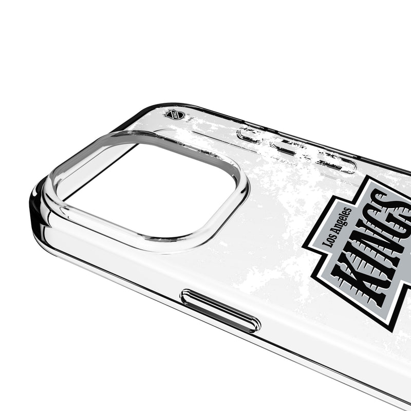 LA Kings Ice Stripe iPhone Clear Phone Case for Apple iPhone Detail.Jpg
