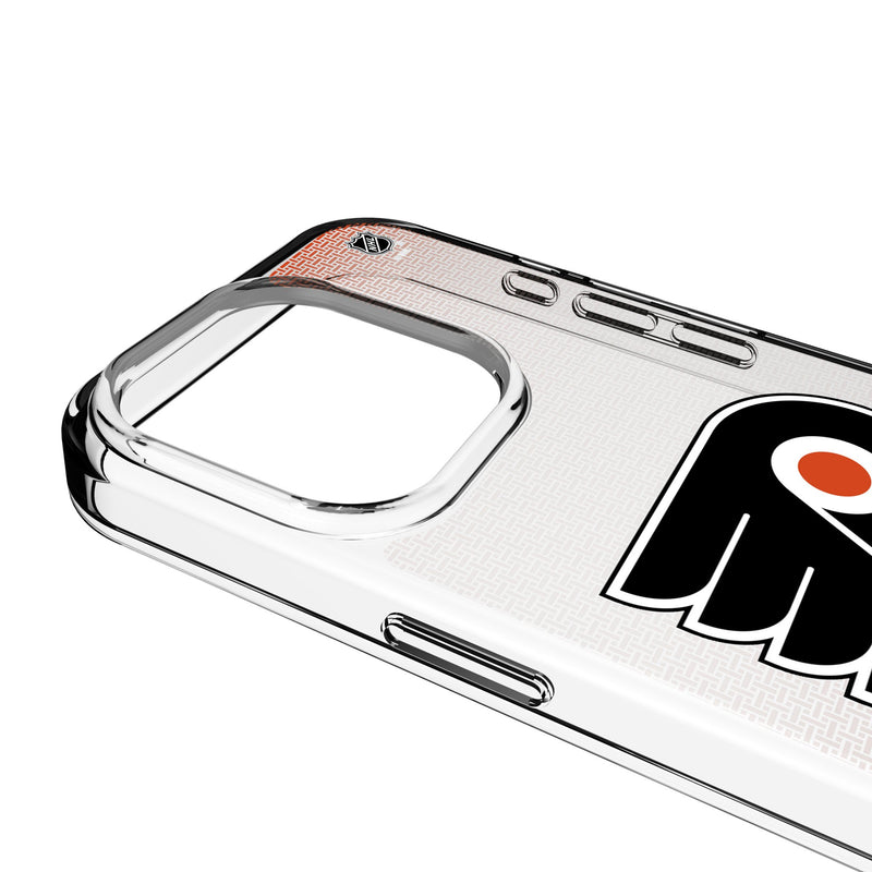 Philadelphia Flyers Linen iPhone Clear Phone Case for Apple iPhone Detail.Jpg