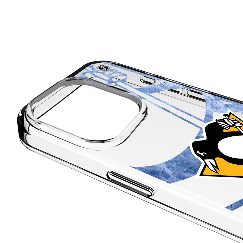Pittsburgh Penguins Ice Tilt iPhone Clear Phone Case for Apple iPhone Detail.Jpg