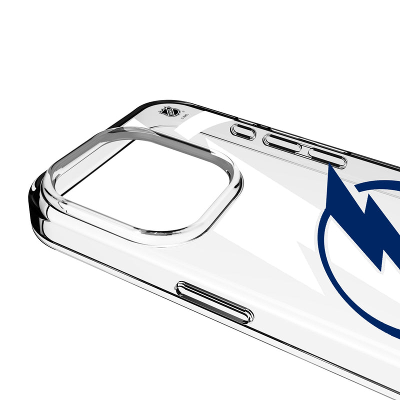 Tampa Bay Lightning Personalized Tilt iPhone Clear Phone Case for Apple iPhone Detail.Jpg