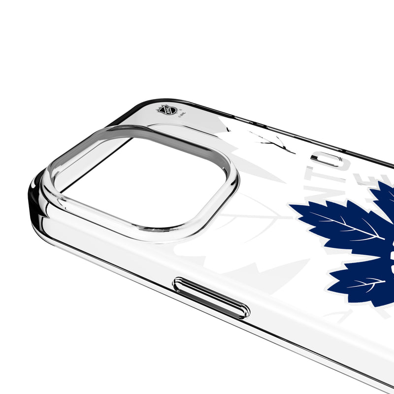 Toronto Maple Leafs Personalized Tilt iPhone Clear Phone Case for Apple iPhone Detail.Jpg