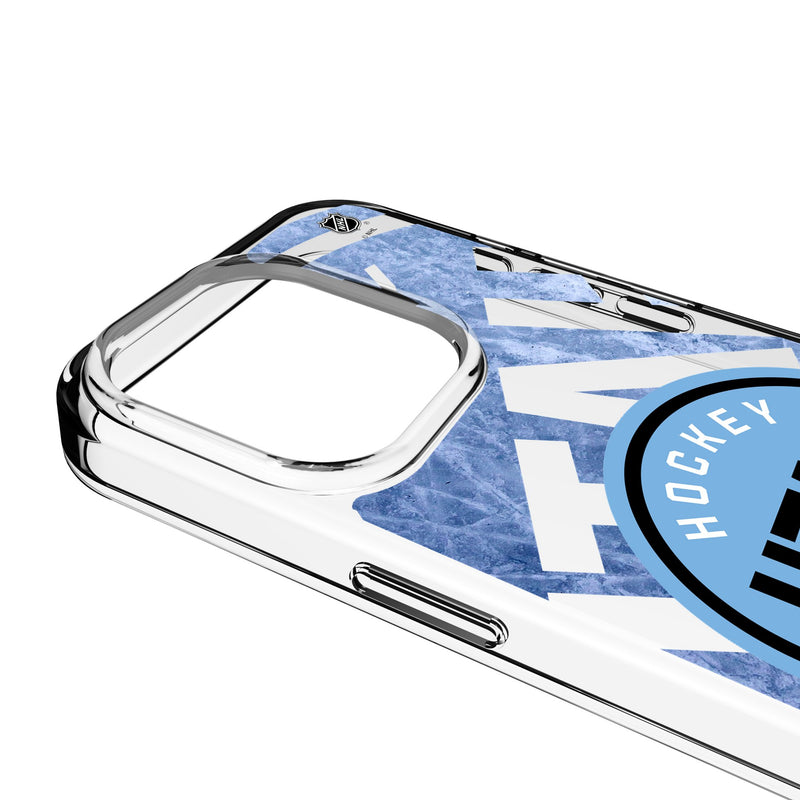 Utah Hockey Club Ice Tilt iPhone Clear Phone Case for Apple iPhone Detail.Jpg