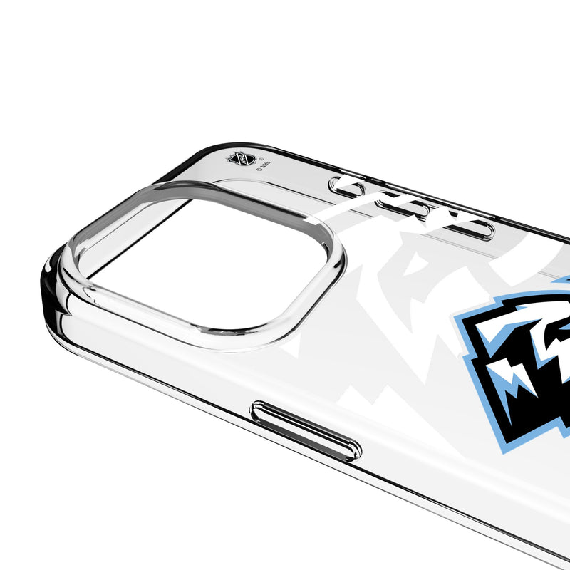 Utah Mammoth Personalized Tilt iPhone Clear Phone Case for Apple iPhone Detail.Jpg
