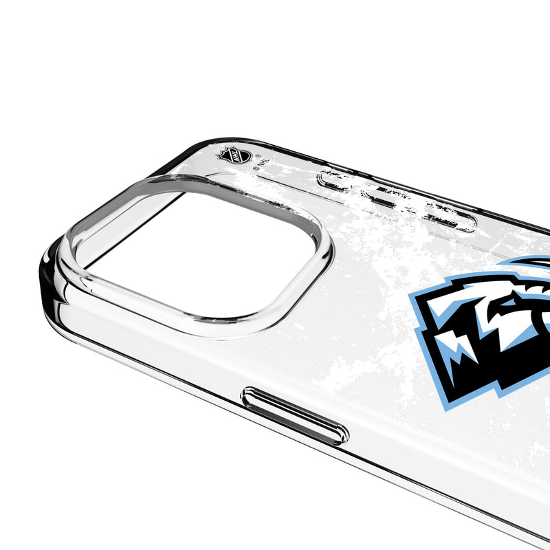 Utah Mammoth Ice Stripe iPhone Clear Phone Case for Apple iPhone Detail.Jpg