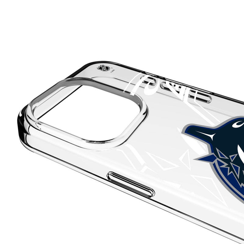 Vancouver Canucks Personalized Tilt iPhone Clear Phone Case for Apple iPhone Detail.Jpg