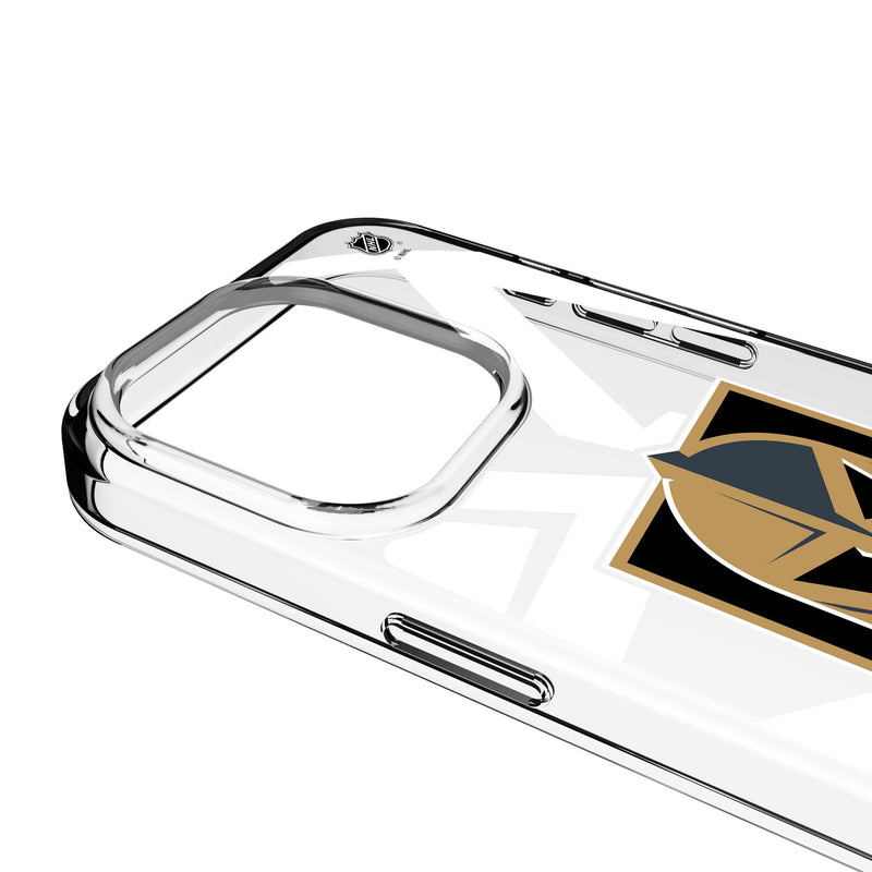 Vegas Golden Knights Personalized Tilt iPhone Clear Phone Case for Apple iPhone Detail.Jpg