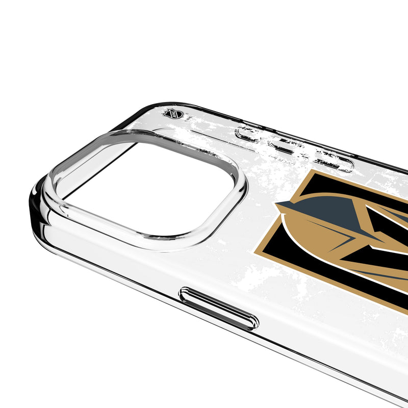 Vegas Golden Knights Ice Stripe iPhone Clear Phone Case for Apple iPhone Detail.Jpg