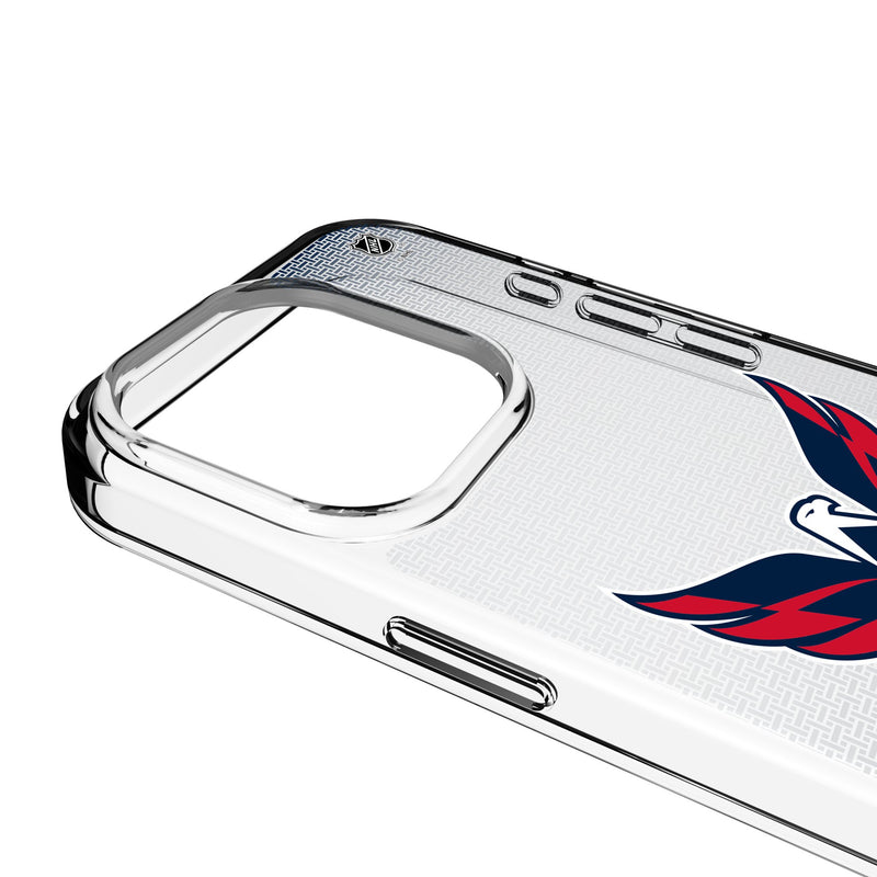 Washington Capitals Linen iPhone Clear Phone Case for Apple iPhone Detail.Jpg