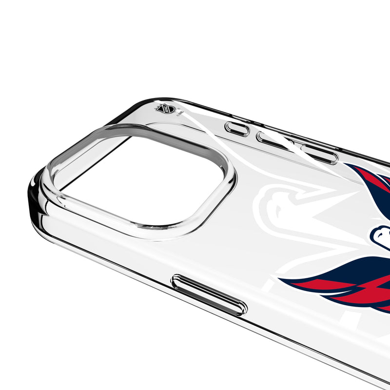 Washington Capitals Personalized Tilt iPhone Clear Phone Case for Apple iPhone Detail.Jpg