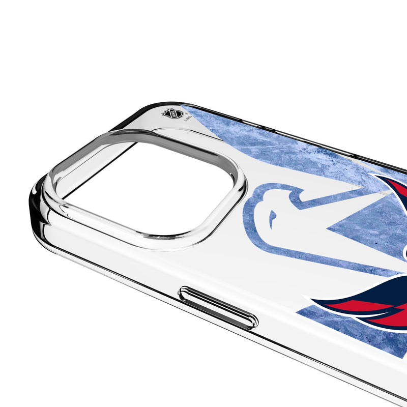 Washington Capitals Ice Tilt iPhone Clear Phone Case for Apple iPhone Detail.Jpg