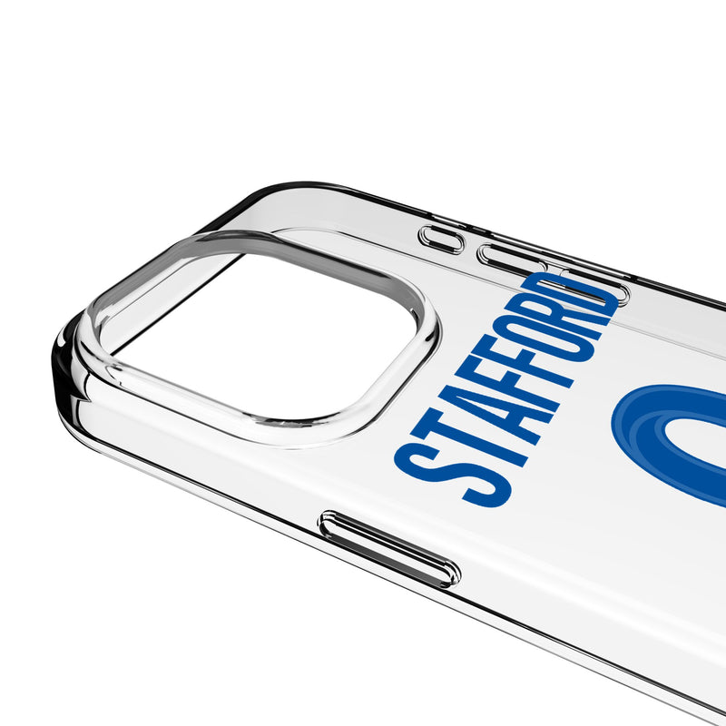 Matthew Stafford Los Angeles Rams 9 Game Tactic iPhone Clear Phone Case for Apple iPhone Detail.Jpg