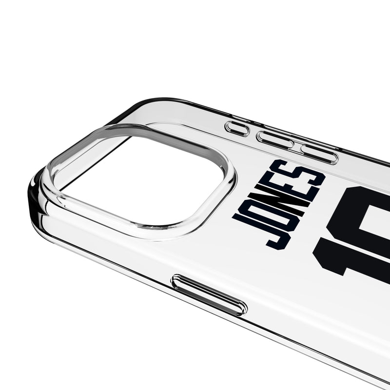 Mac Jones Jacksonville Jaguars 10 Game Tactic iPhone Clear Phone Case for Apple iPhone Detail.Jpg