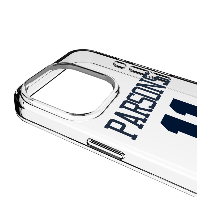 Micah Parsons Dallas Cowboys 11 Game Tactic iPhone Clear Phone Case for Apple iPhone Detail.Jpg