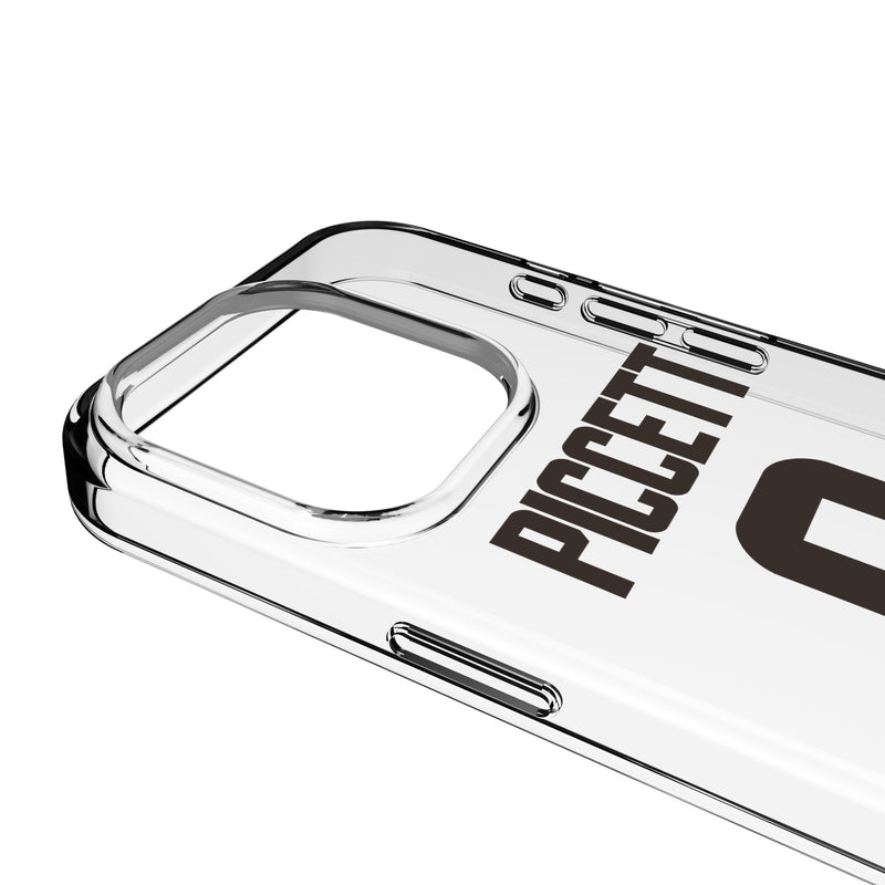 Kenny Pickett Cleveland Browns 8 Game Tactic iPhone Clear Phone Case for Apple iPhone Detail.Jpg