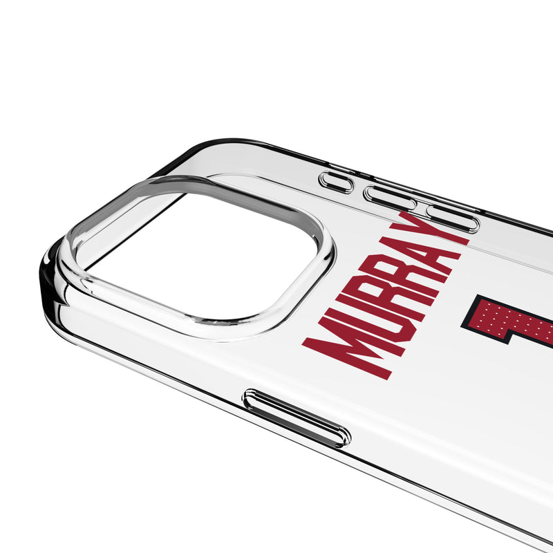 Kyler Murray Arizona Cardinals 1 Game Tactic iPhone Clear Phone Case for Apple iPhone Detail.Jpg