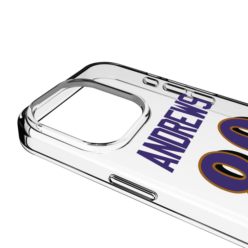 Mark Andrews Baltimore Ravens 89 Game Tactic iPhone Clear Phone Case for Apple iPhone Detail.Jpg