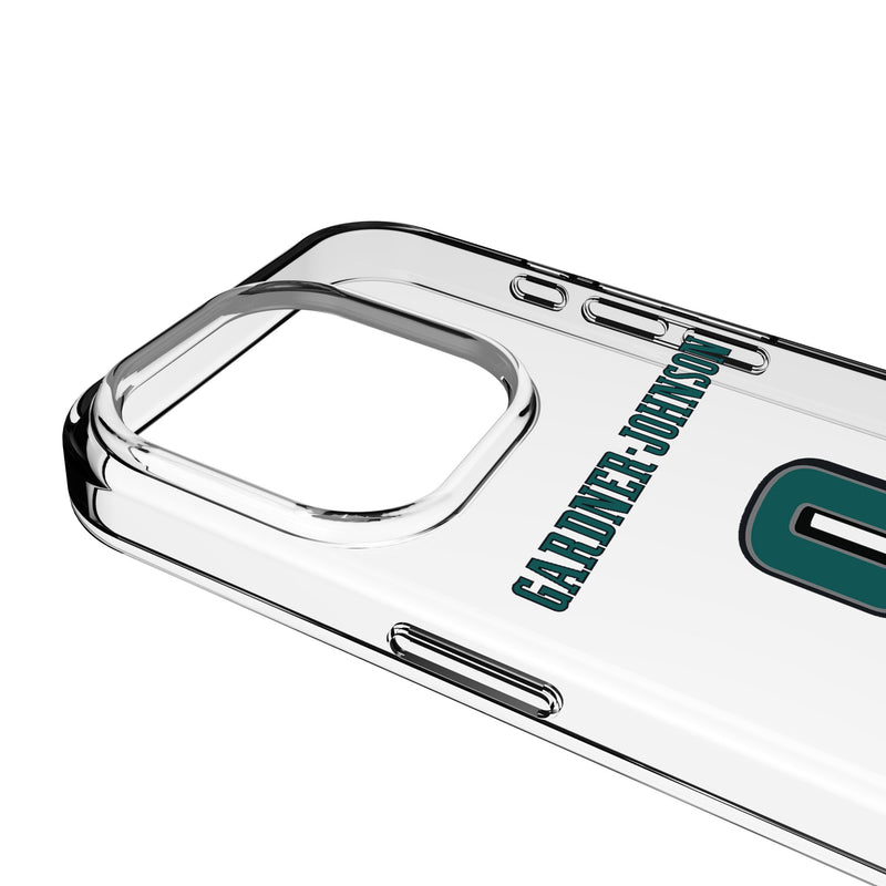 C.J. Gardner-Johnson Philadelphia Eagles 8 Game Tactic iPhone Clear Phone Case for Apple iPhone Detail.Jpg