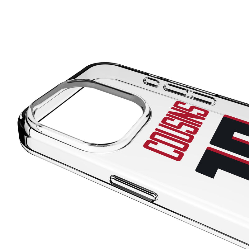 Kirk Cousins Atlanta Falcons 18 Game Tactic iPhone Clear Phone Case for Apple iPhone Detail.Jpg