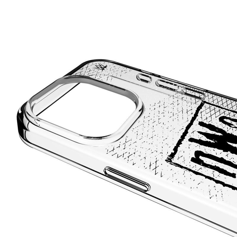 New World Order Steel iPhone Clear Phone Case for Apple iPhone Detail.Jpg