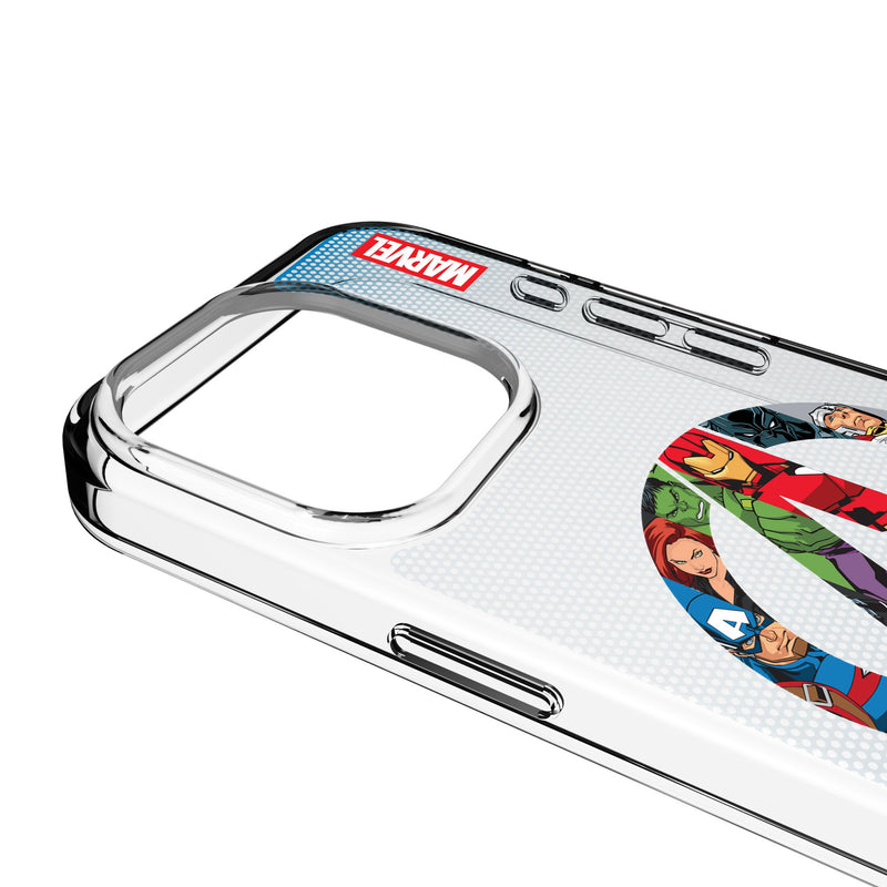 Marvel Avengers Grid iPhone Clear Phone Case for Apple iPhone Detail.Jpg