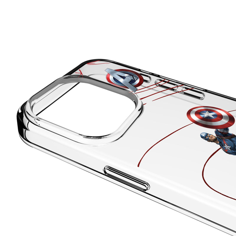 Marvel Avengers Captain America MechLine iPhone Clear Phone Case for Apple iPhone Detail.Jpg
