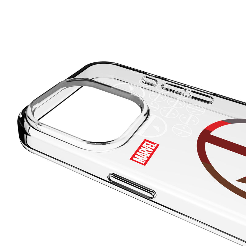 Marvel Deadpool Sigil iPhone Clear Phone Case for Apple iPhone Detail.Jpg