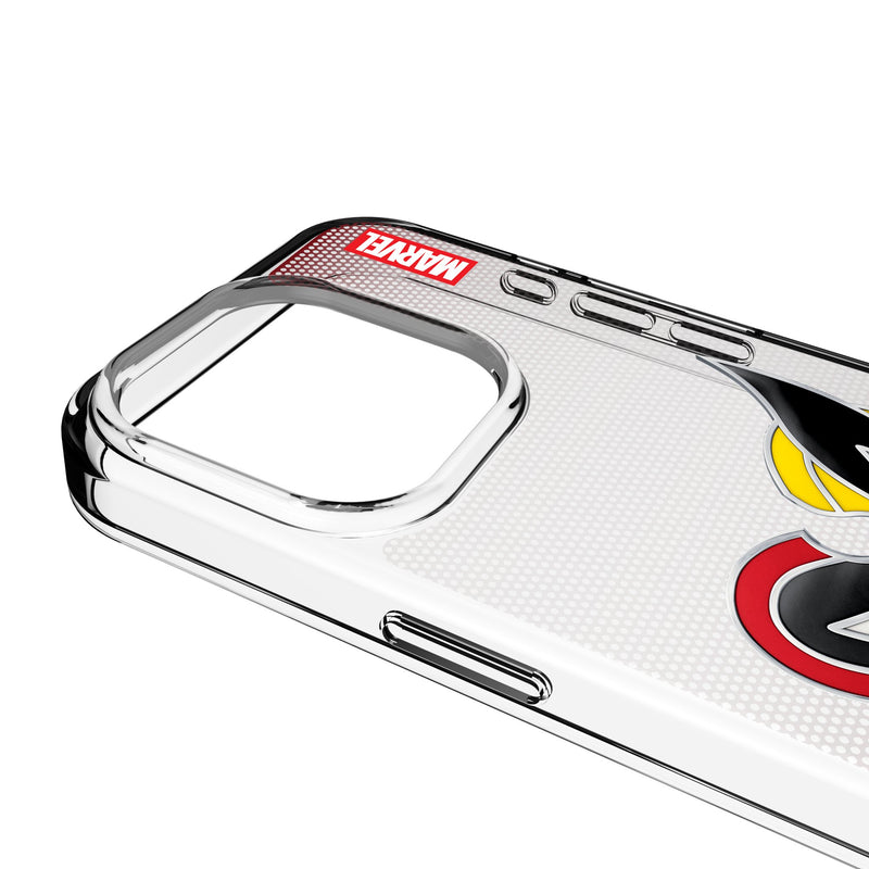 Marvel Deadpool Wolverine Grid iPhone Clear Phone Case for Apple iPhone Detail.Jpg