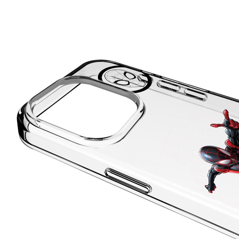 Marvel Miles Morales MechLine iPhone Clear Phone Case for Apple iPhone Detail.Jpg