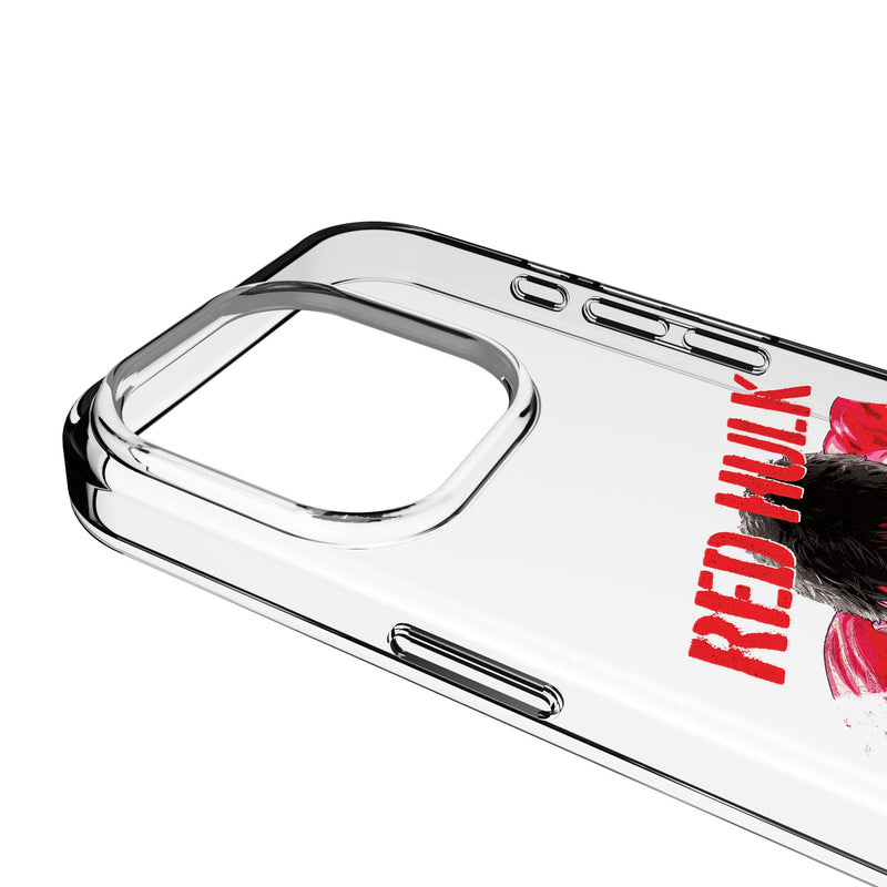 Marvel Avengers Red Hulk Badge iPhone Clear Phone Case for Apple iPhone Detail.Jpg