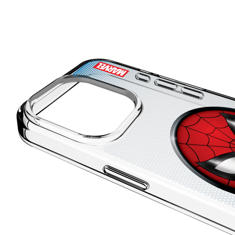 Marvel Spider-Man Grid iPhone Clear Phone Case for Apple iPhone Detail.Jpg