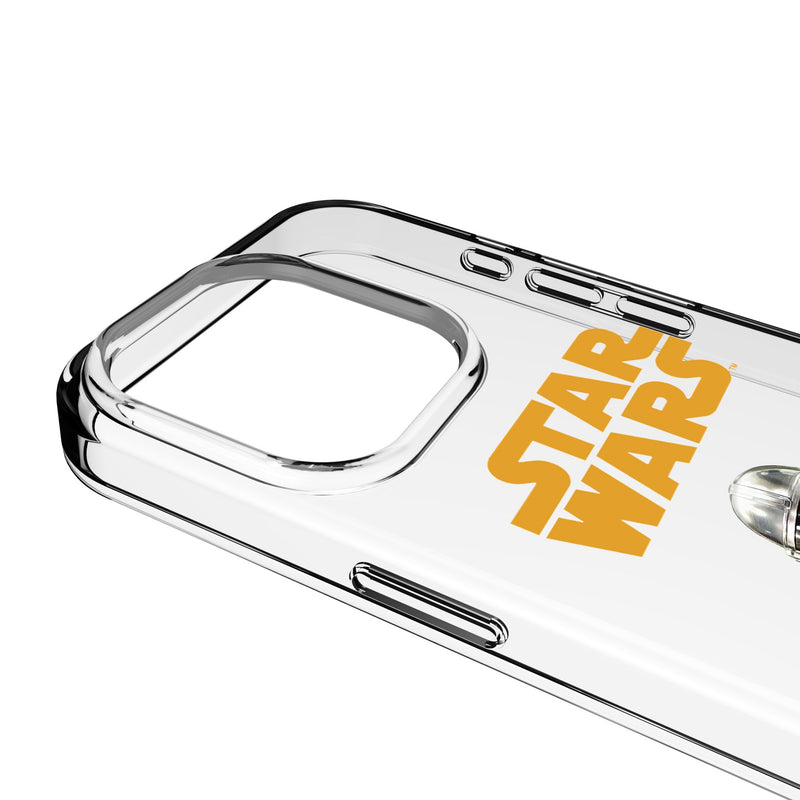 Star Wars: The Mandalorian Din Djarin Color Block iPhone Clear Phone Case for Apple iPhone Detail.Jpg