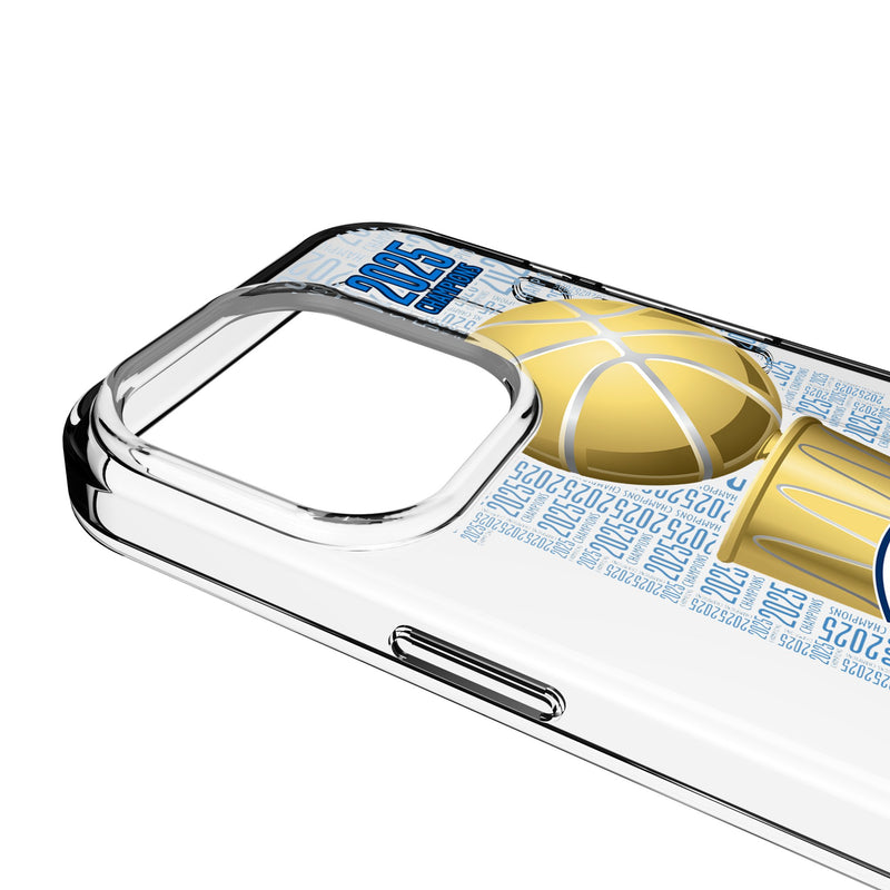 Oklahoma City Thunder 2025 NBA Champions iPhone Clear Phone Case for Apple iPhone Detail.Jpg