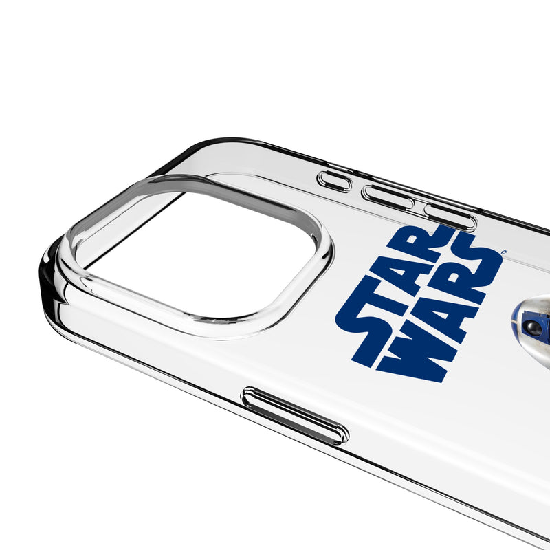 Star Wars R2-D2 Color Block iPhone Clear Phone Case for Apple iPhone Detail.Jpg