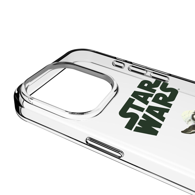 Star Wars Yoda Color Block iPhone Clear Phone Case for Apple iPhone Detail.Jpg