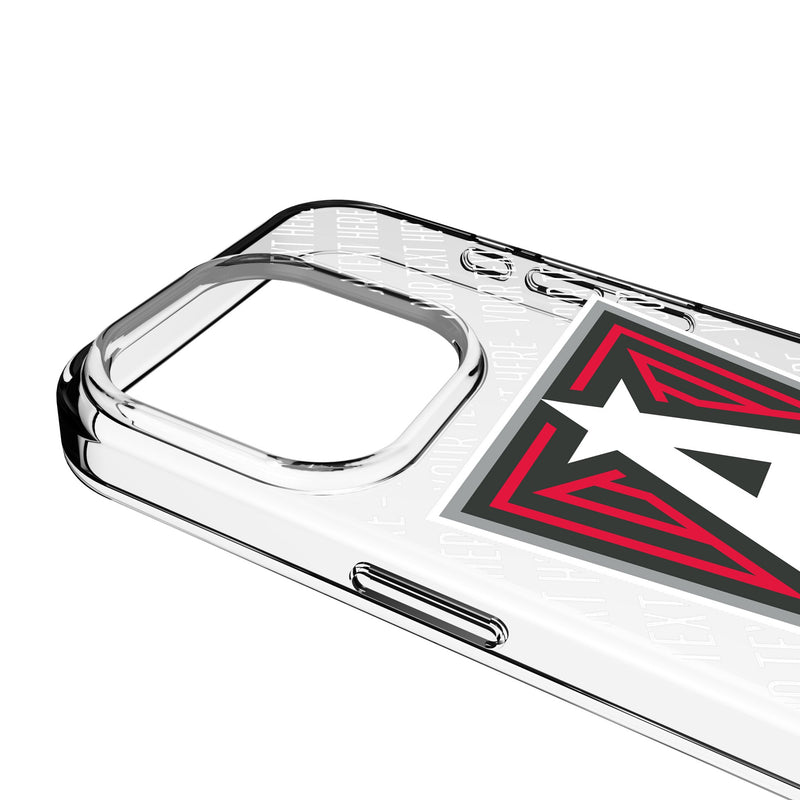 Atlanta Dream Personalized EndZone Plus iPhone Clear Phone Case for Apple iPhone Detail.Jpg