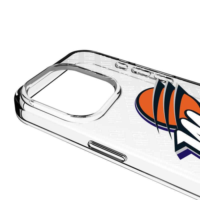 Phoenix Mercury Personalized EndZone Plus iPhone Clear Phone Case for Apple iPhone Detail.Jpg