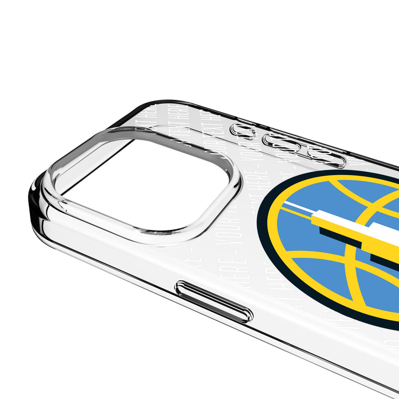 Chicago Sky Personalized EndZone Plus iPhone Clear Phone Case for Apple iPhone Detail.Jpg