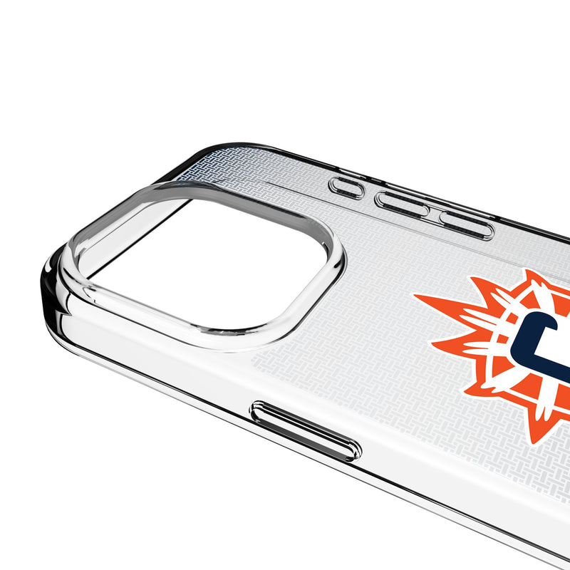 Connecticut Sun Linen iPhone Clear Phone Case for Apple iPhone Detail.Jpg
