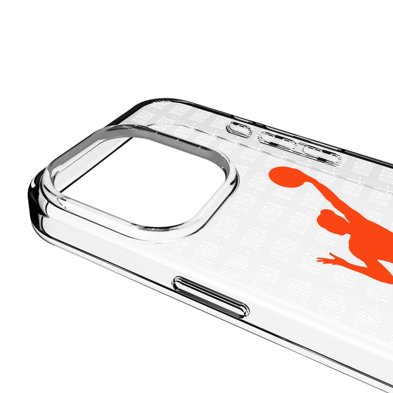 WNBA Text Backdrop iPhone Clear Phone Case for Apple iPhone Detail.Jpg