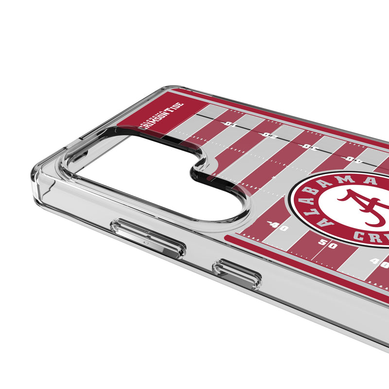 University of Alabama Crimson Tide Field Galaxy Clear Phone Case for Samsung Galaxy Detail.Jpg