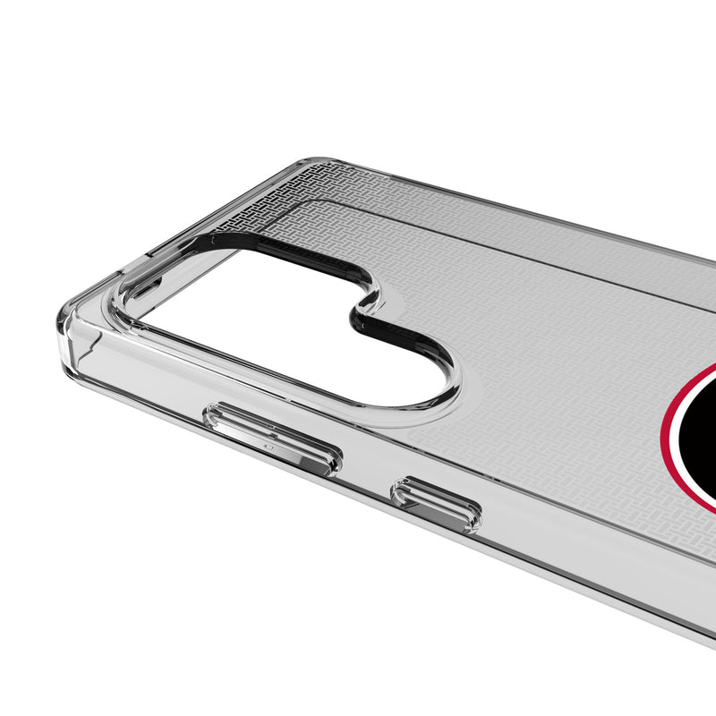 University of Georgia Bulldogs Linen Galaxy Clear Phone Case for Samsung Galaxy Detail.Jpg