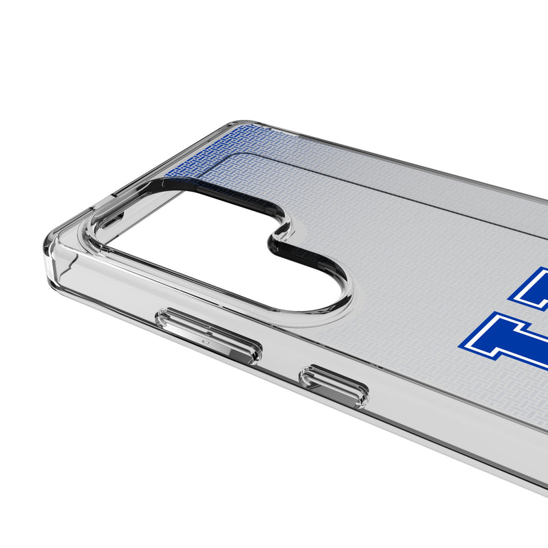 University of Kentucky Wildcats Linen Galaxy Clear Phone Case for Samsung Galaxy Detail.Jpg