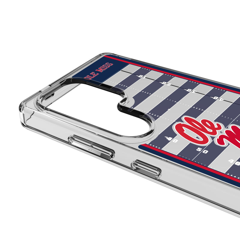 University of Mississippi Rebels Field Galaxy Clear Phone Case for Samsung Galaxy Detail.Jpg