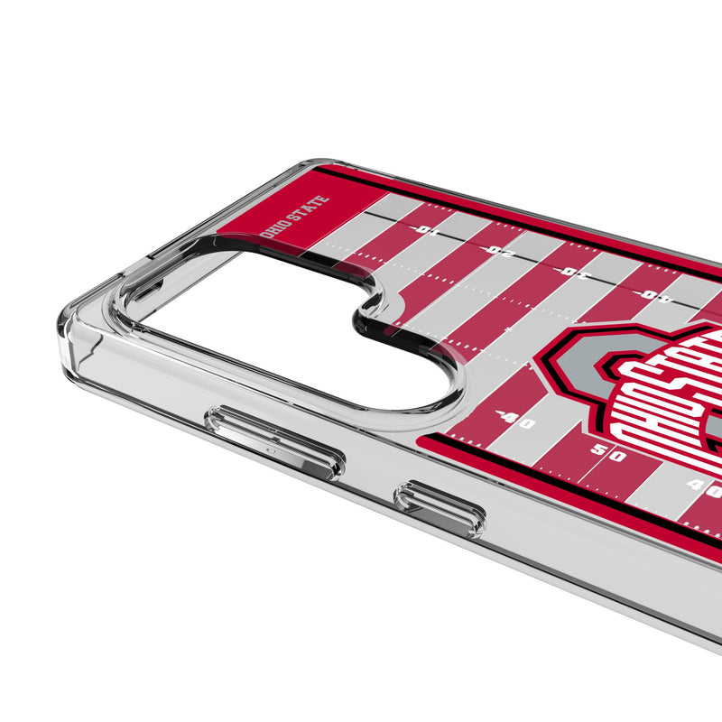 Ohio State University Buckeyes Field Galaxy Clear Phone Case for Samsung Galaxy Detail.Jpg